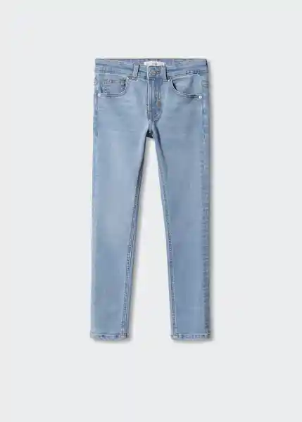 Jean Skinny Tejano Claro Talla 09 Niños Mango