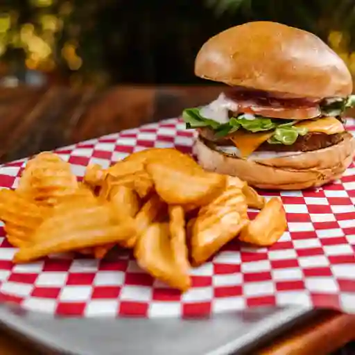 Combo hamburguesa veggie