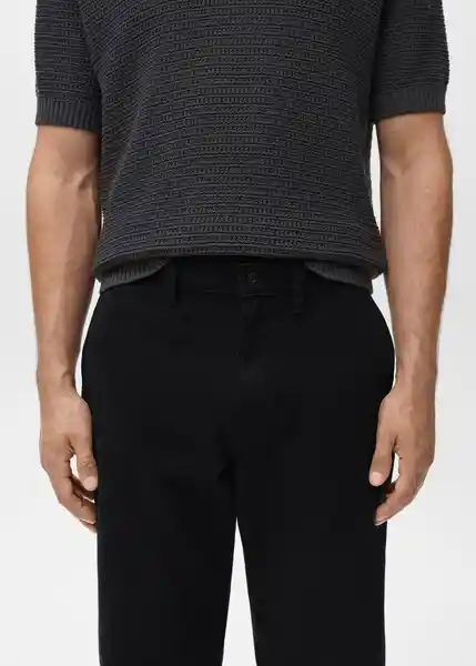 Jean Chet Navy Talla 40 Hombre Mango