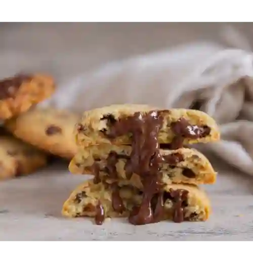 Galleta Rellena de Chocolate y Chips