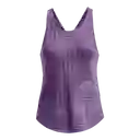 Under Armour Polera Streaker Deco Diamon Morado Mujer Talla LG