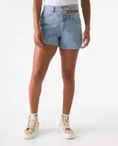 Short Mujer Azul Talla 8 352G003_AZU114604 Americanino