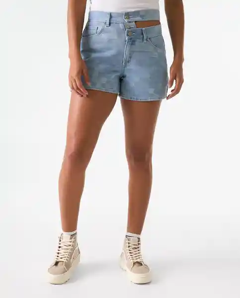 Short Mujer Azul Talla 8 352G003_AZU114604 Americanino