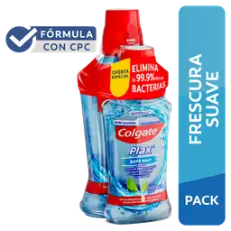 Colgate Enjuague Bucal Plax Soft Mint sin Alcohol