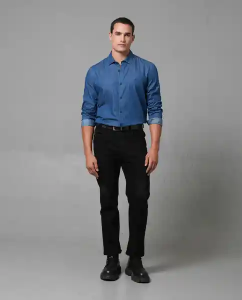 Camisa Hombre Azul XXL 110F000_AZU194024 Rifle