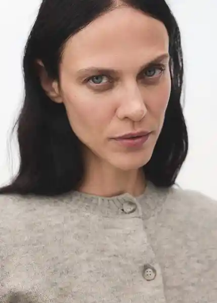 Cardigan Nekka Piedra Talla XL Mujer Mango