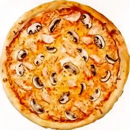 Pizza Mediana con Pollo, Champiñones