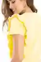 Camiseta Valty Color Amarillo Claro Talla XL Ragged