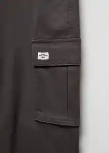 Pantalón Cargo 6 Antracita Talla 20 Teen Niños Mango