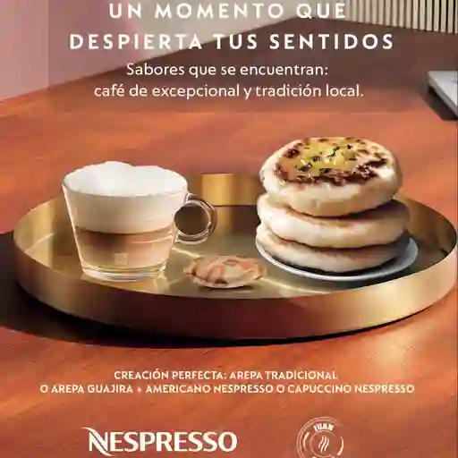 Americano (8oz) + arepa guajira