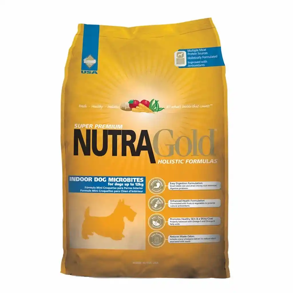 Nutra Gold Microbites Indoor Dog 3Kg