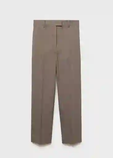 Pantalón Newarm Gris Claro Vigoré Talla 36 Mujer Mango