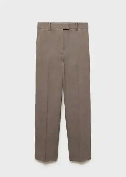 Pantalón Newarm Gris Claro Vigoré Talla 36 Mujer Mango