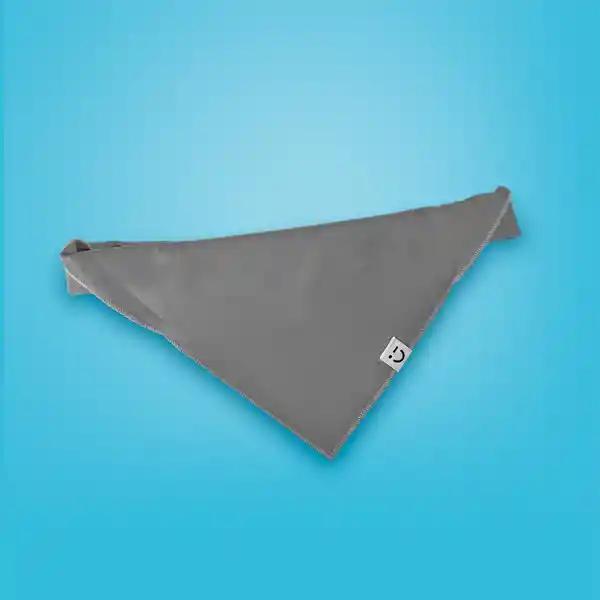 Bandana Reflectante Serie Silver Gray Plateada Miniso