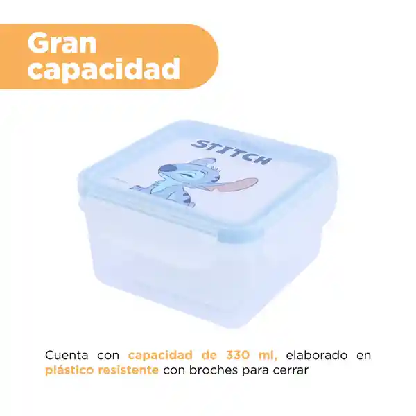 Contenedor Almacenamiento Serie Disney Lilo & Stitch Miniso