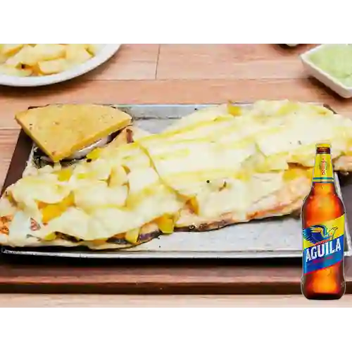 Combo Pechuga Hawaiana + Aguila 350 ml