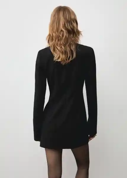 Vestido Colette Negro Talla S Mujer Mango