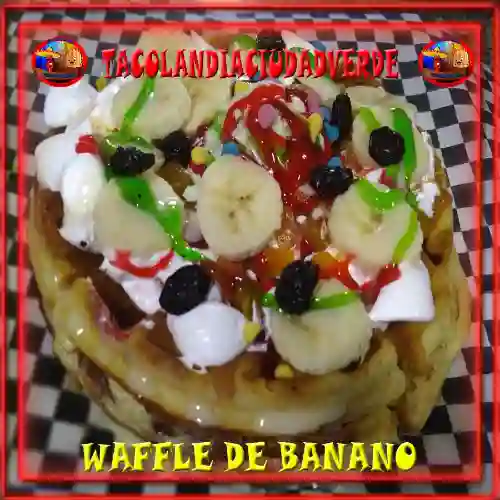 Waffle Banano