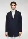 Abrigo Hake-I Navy Talla XS Hombre Mango