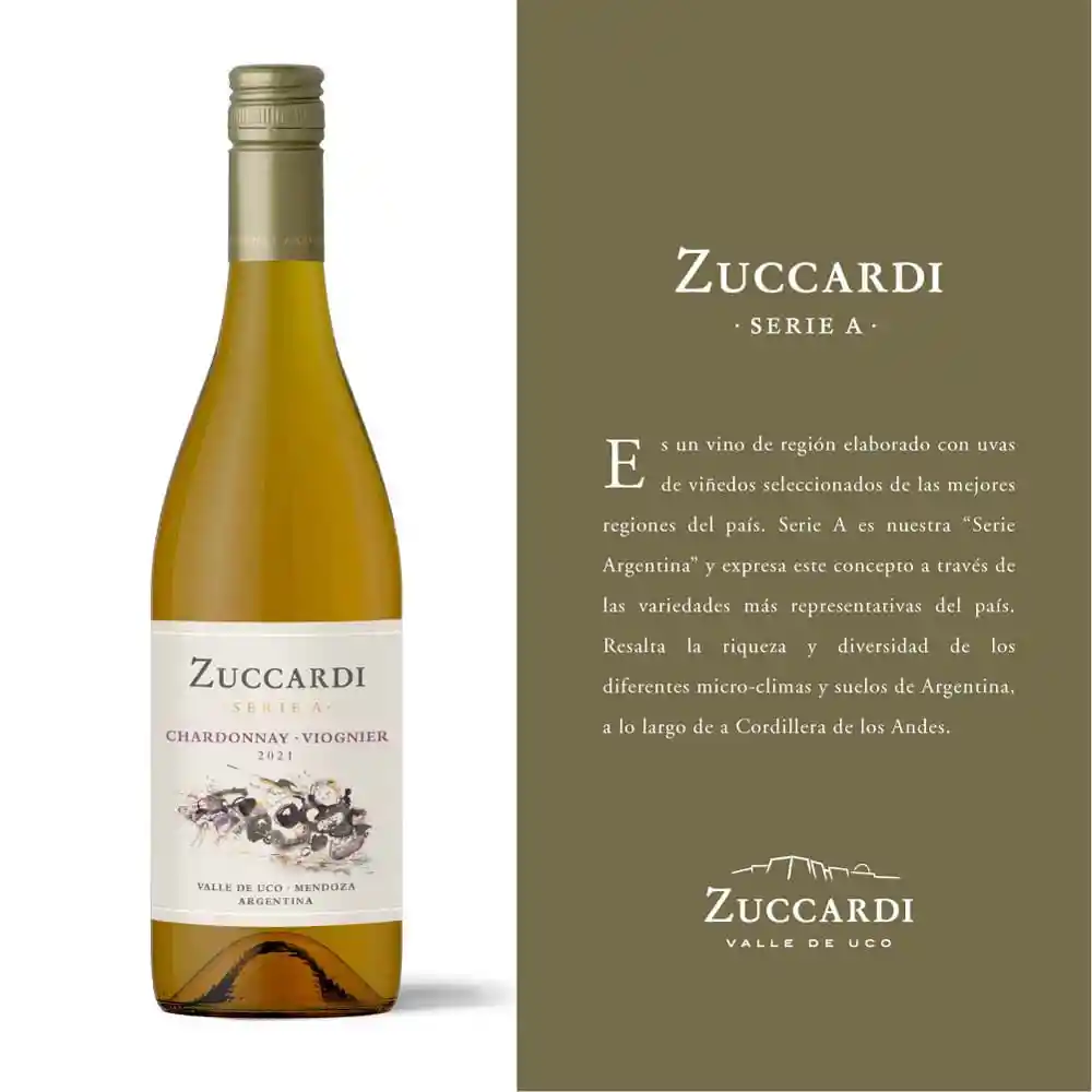 Zuccardi Vino Blanco Serie A Chardonnay Viognier