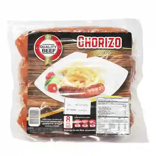 Chorizo Mixto Quality Beef