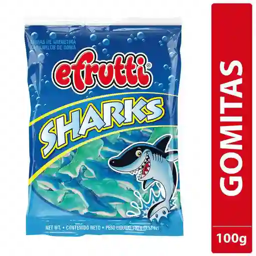 Efrutti Gomas en Forma de Tiburones