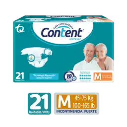 Content Pañal Ultrasec para Incontinencia Fuerte Talla M