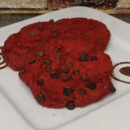 Galleta Redvelvet con Chips de Chocolate