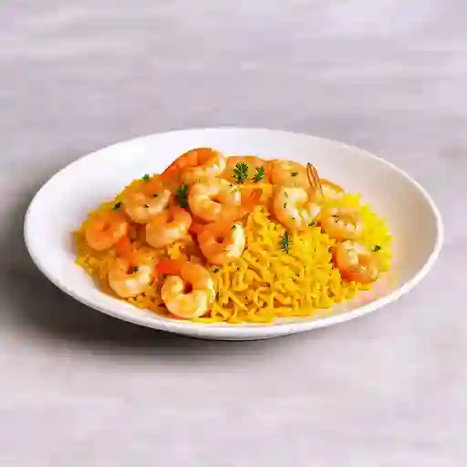 Arroz de camaron para 7 personas