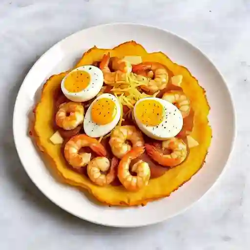 Patacón de camarón