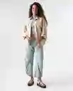 Camisa Mujer Beige Talla L 612G003_BEI131106