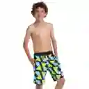 Pantaloneta Matcha Block Junior Masculino Talla 10 Speedo