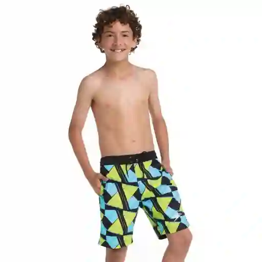 Pantaloneta Matcha Block Junior Masculino Talla 10 Speedo