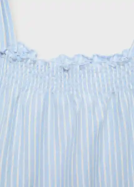 Pijama Tirante Zuli Celeste Talla 14 Niñas Mango
