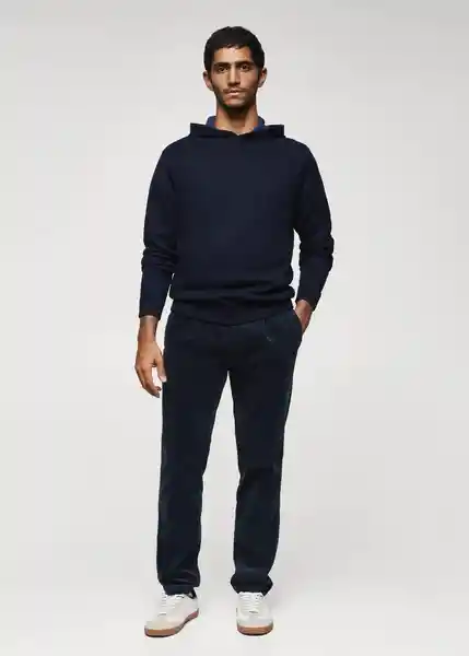 Saco Jersey Tenh Navy Talla XXL Hombre Mango