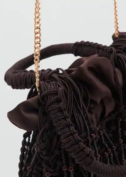 Bolso P Pazo Chocolate Talla 99 Mujer Mango