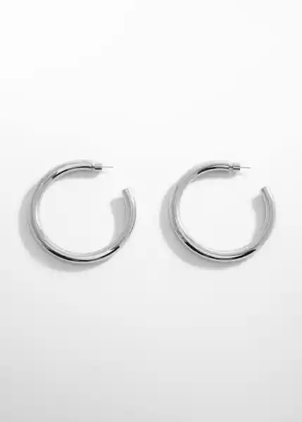 Pendiente Mara Plata Talla 99 Mujer Mango