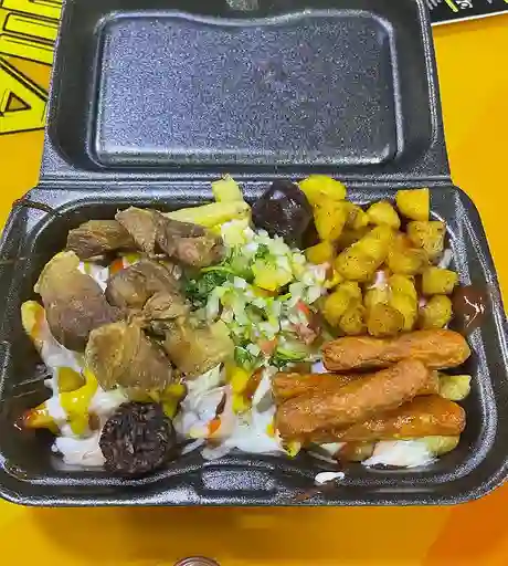 Mr.chicharrón y Gaseosa