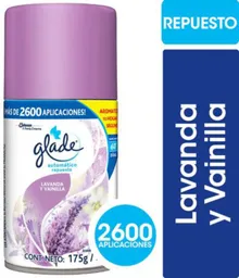 Glade Ambientador Automático Repuesto Aroma Lavanda y Vainilla