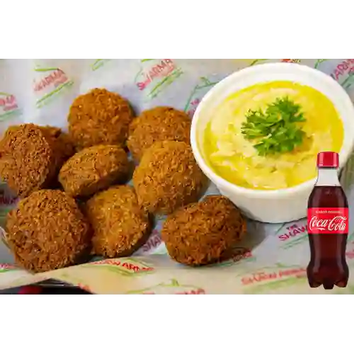 Combo Falafel X10 + Coca-Cola Sabor Original 250 ml