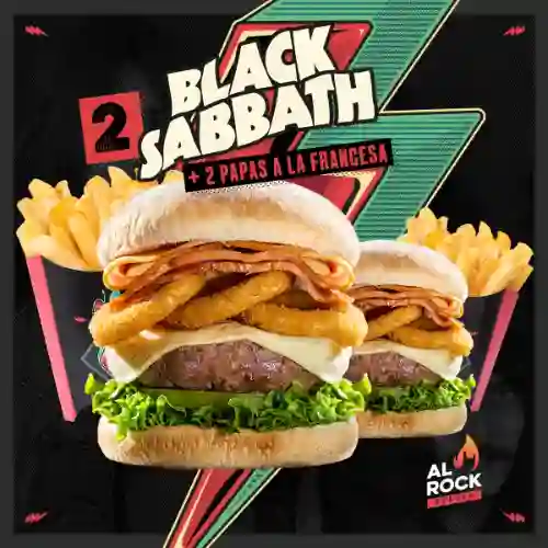 2X1 hamburguesa black sabbath