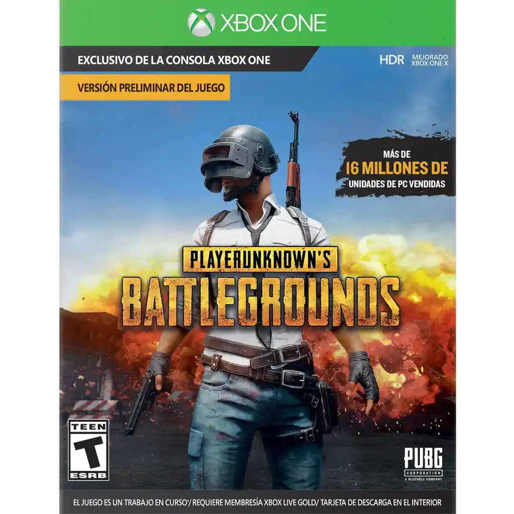 Xbox One Juego Playerunknowns Battlegrounds