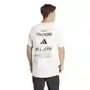 Adidas Camiseta Tr Cat G T Para Hombre Blanco Talla XL