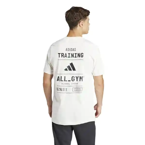 Adidas Camiseta Tr Cat G T Para Hombre Blanco Talla XL
