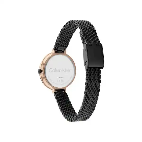 Reloj Minimalistic T Bar Para Mujer Negro 25200084 Calvin Klein