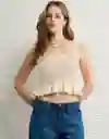 Suéter Tejido Mujer Blanco Talla Medium 1511106 American Eagle