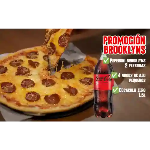 Combo Peperoni Brooklyns 2 Personas