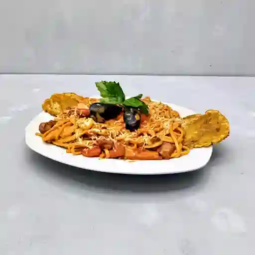Espaguetis a la Marinera