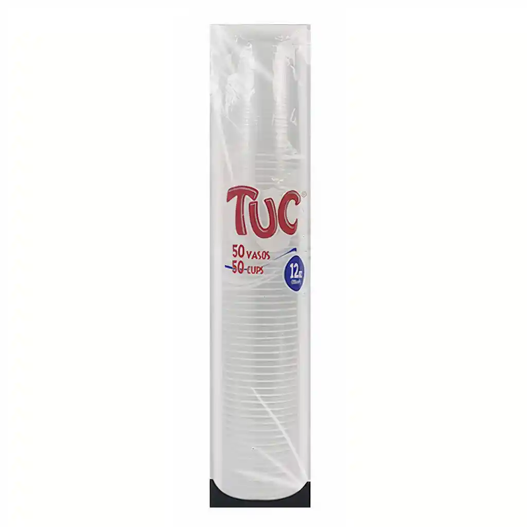 Tuc Vaso Plástico Traslucido Capacidad 12 Oz