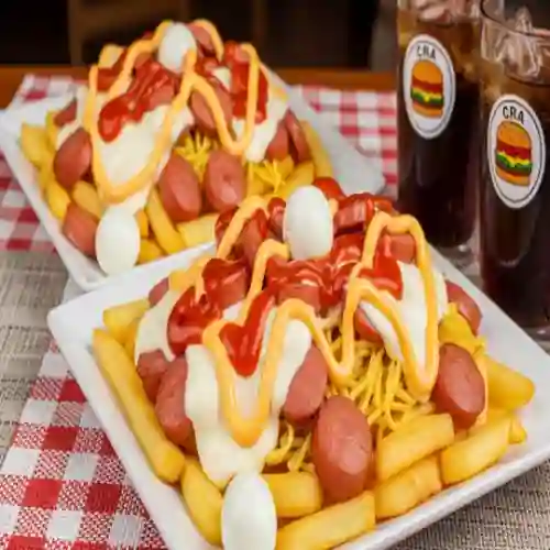 Salchipapa Callejera Doble